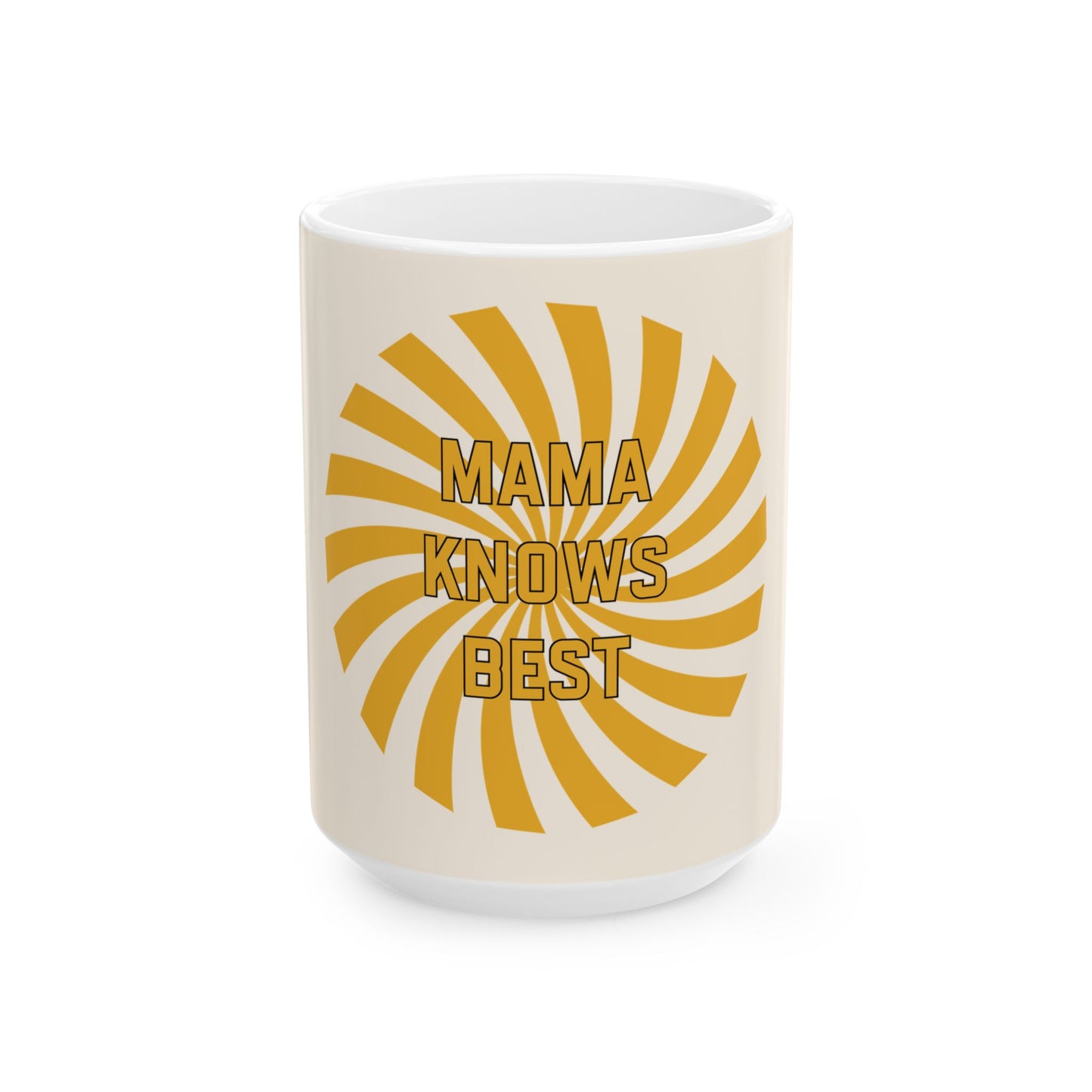 MAMA Knows Best Ceramic Mug, Mothers Day Gift