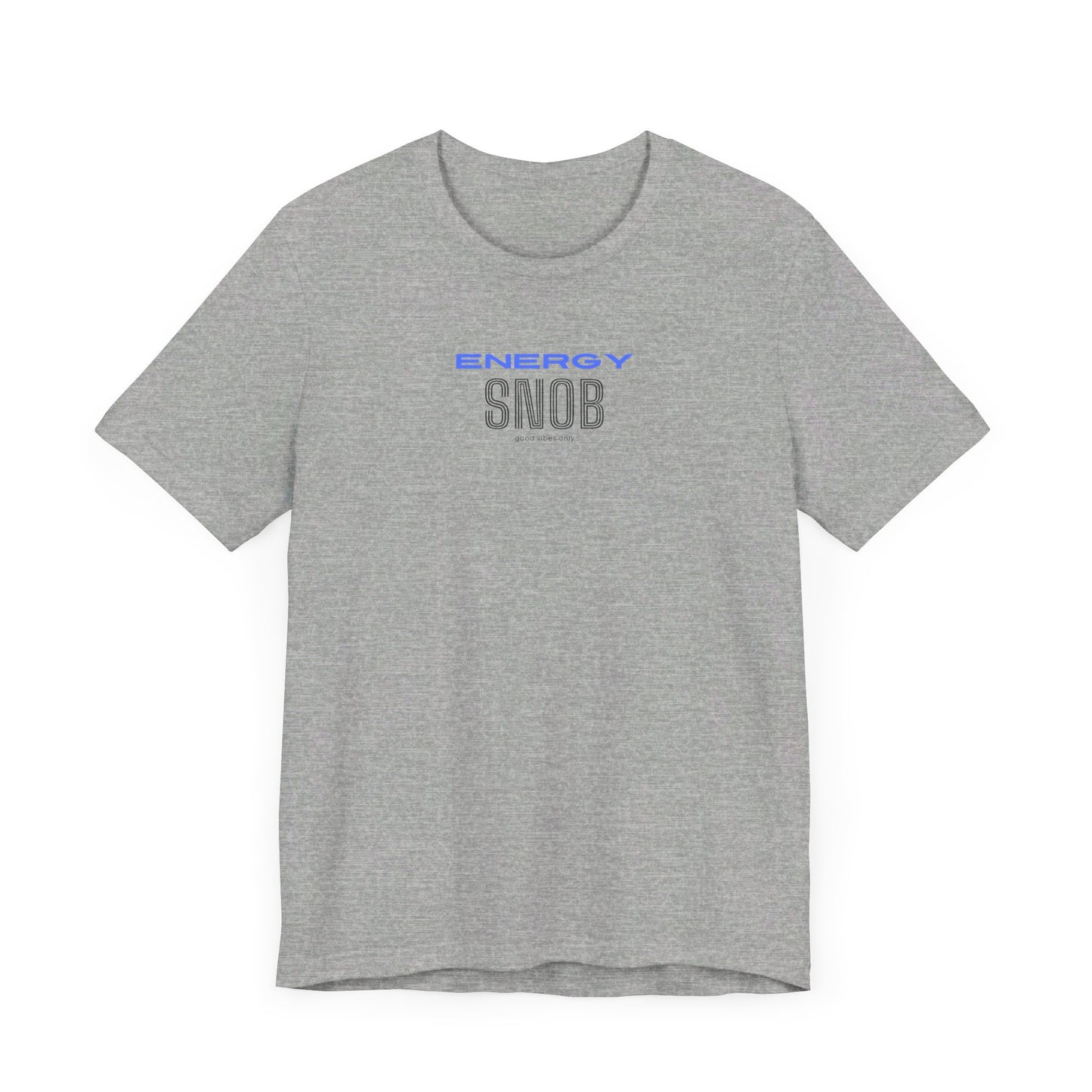 ENERGY SNOB Unisex Cotton Tee | Yoga Wear