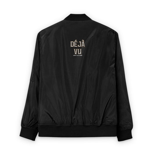 Black Street Style Bomber Jacket  De Ja Vu Design 