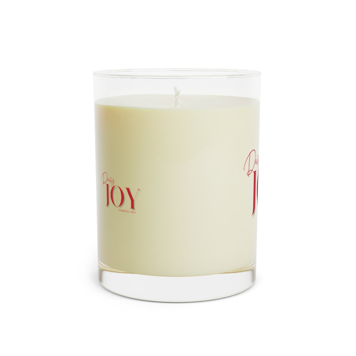 Daily JOY Aromatherapy Red Candle, Holiday Scented Candle 11oz,