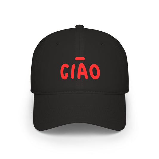 CIAO Baseball Cap, BLACK