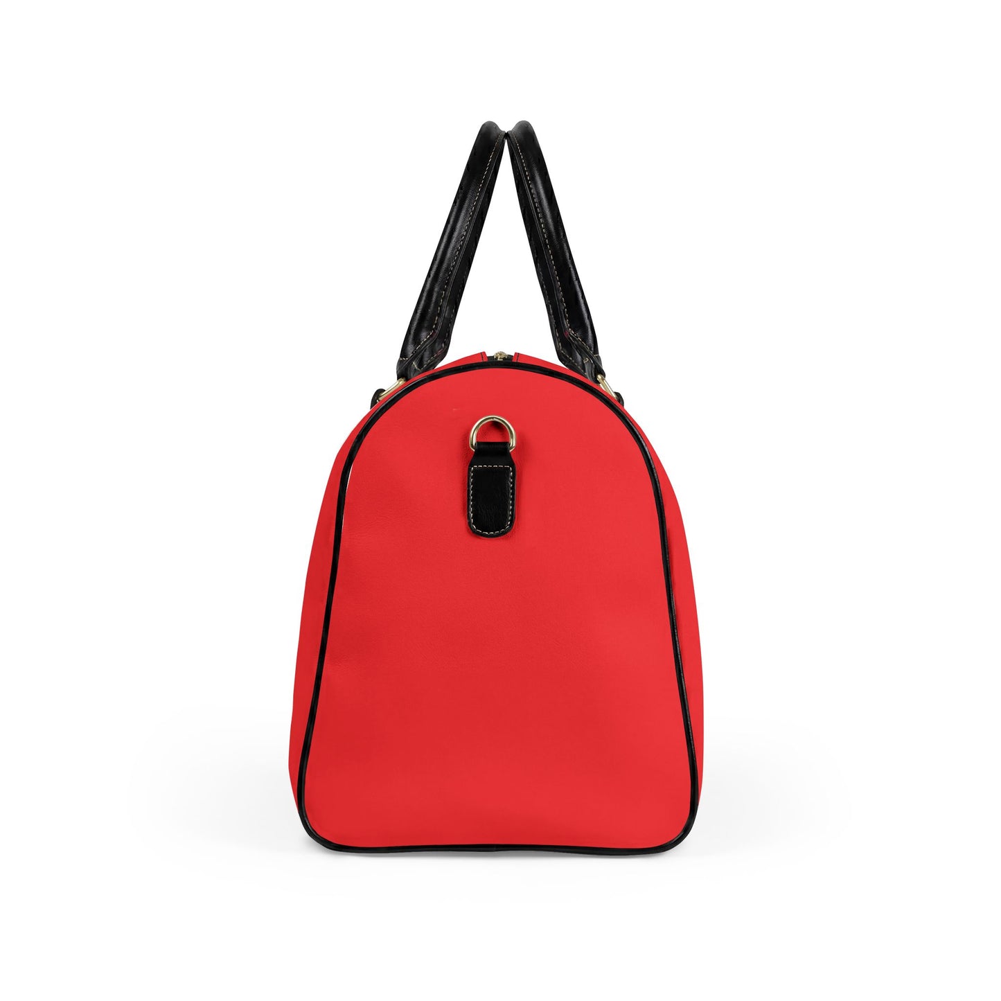 Paris Je T'aime Leather Weekender Bag — RED Travel Duffle