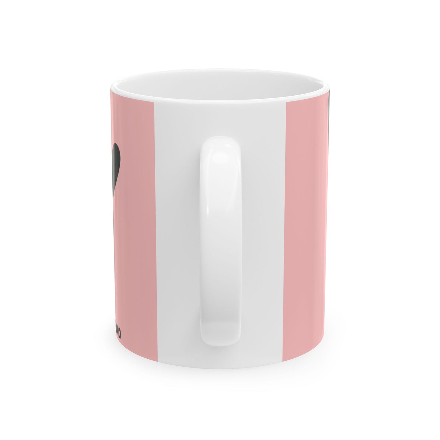 Ceramic Mug, Cute Happy Birthday Mug - PINK