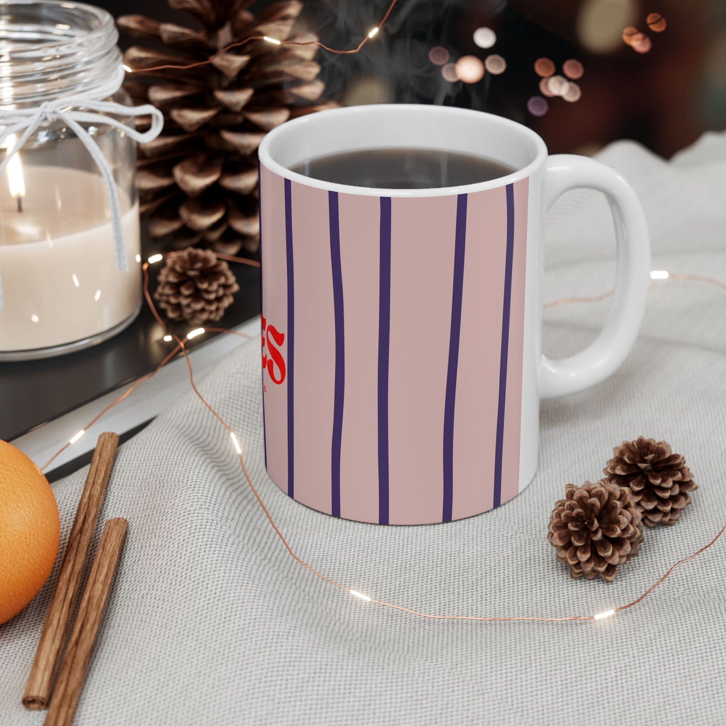 Astrological Wheel ARIES Mug, Whimsical design