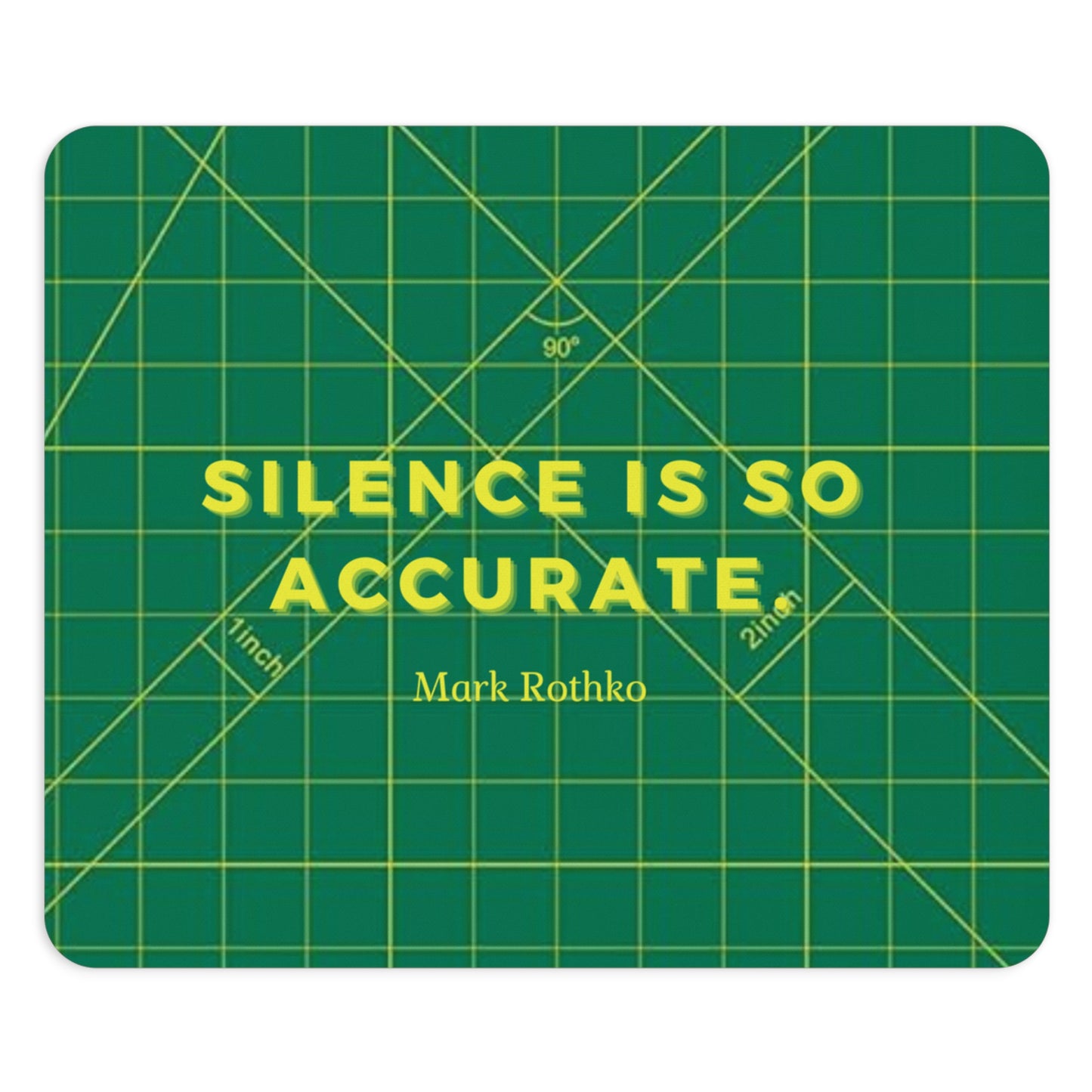 Mark Rothko Quote Mouse Pad