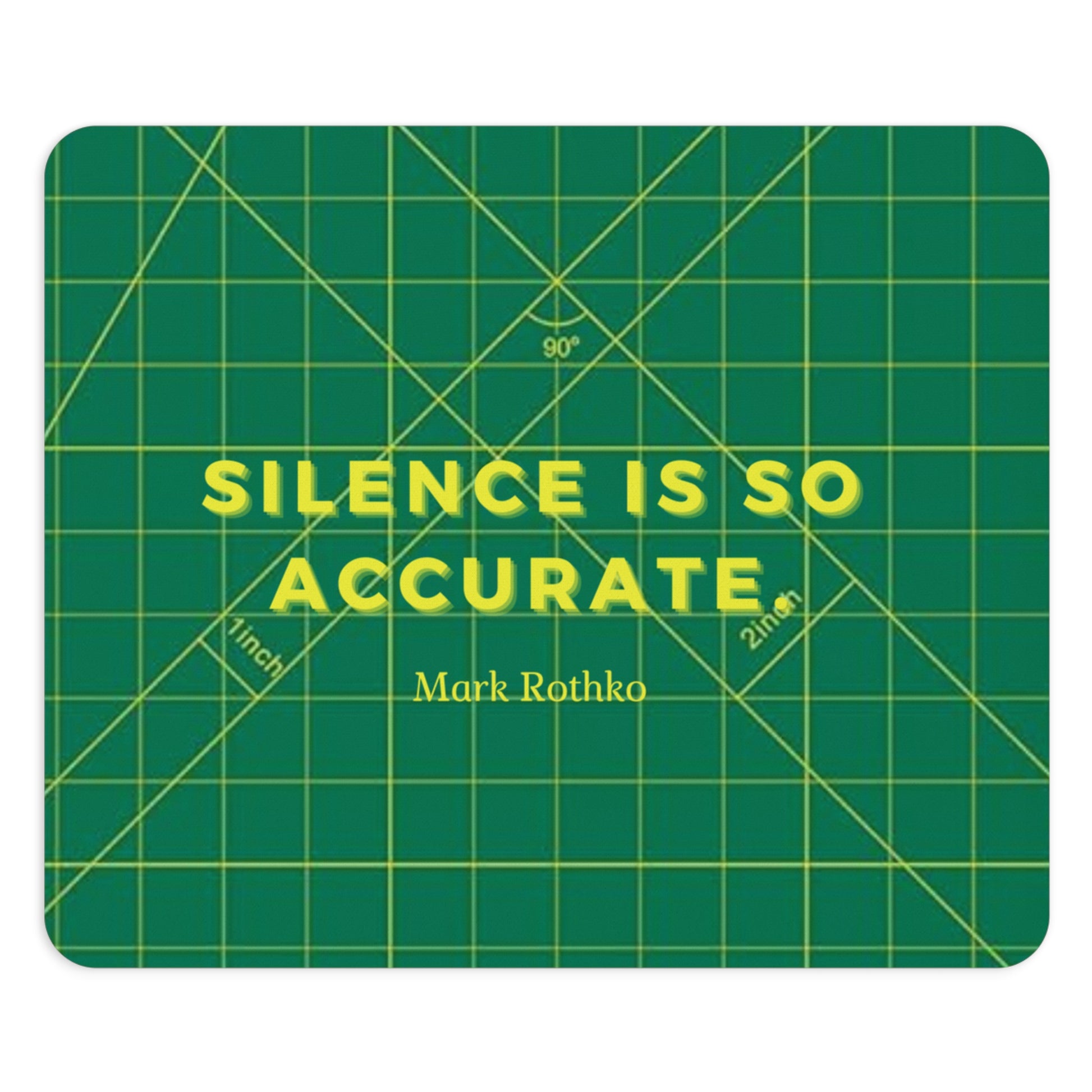 Mark Rothko Quote Mouse Pad