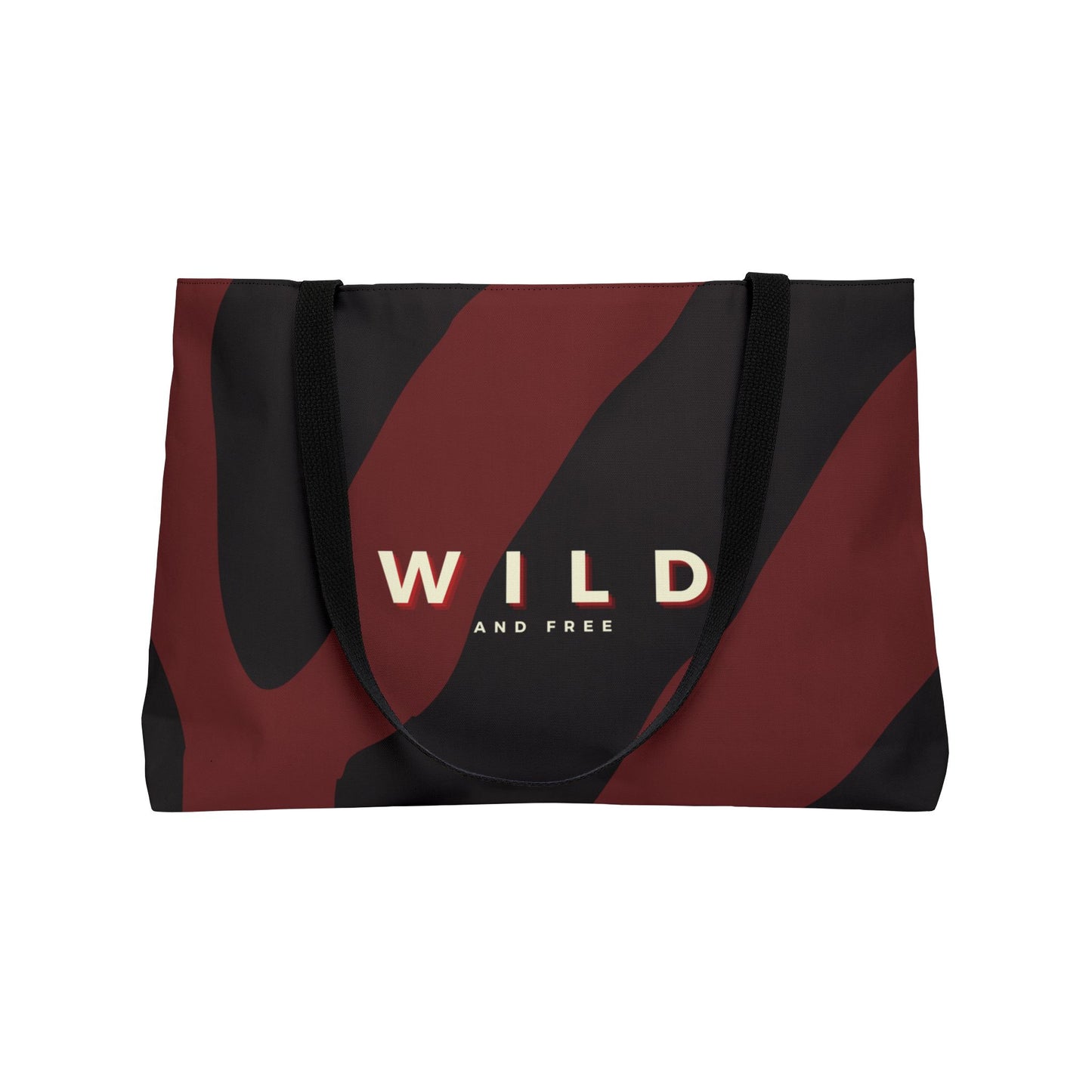 Animal Print Weekender Tote Bag, Stylish Travel