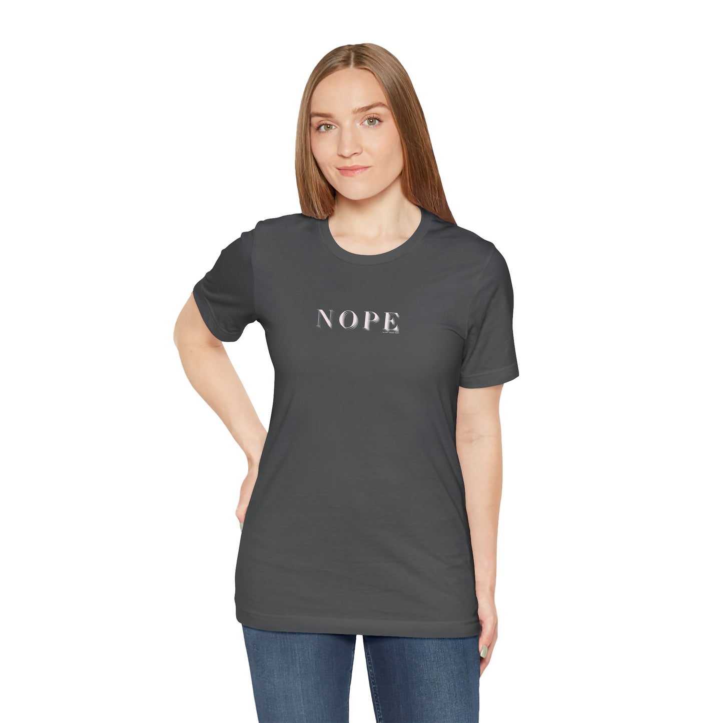 Unisex NOPE Design Jersey Short Sleeve Tee