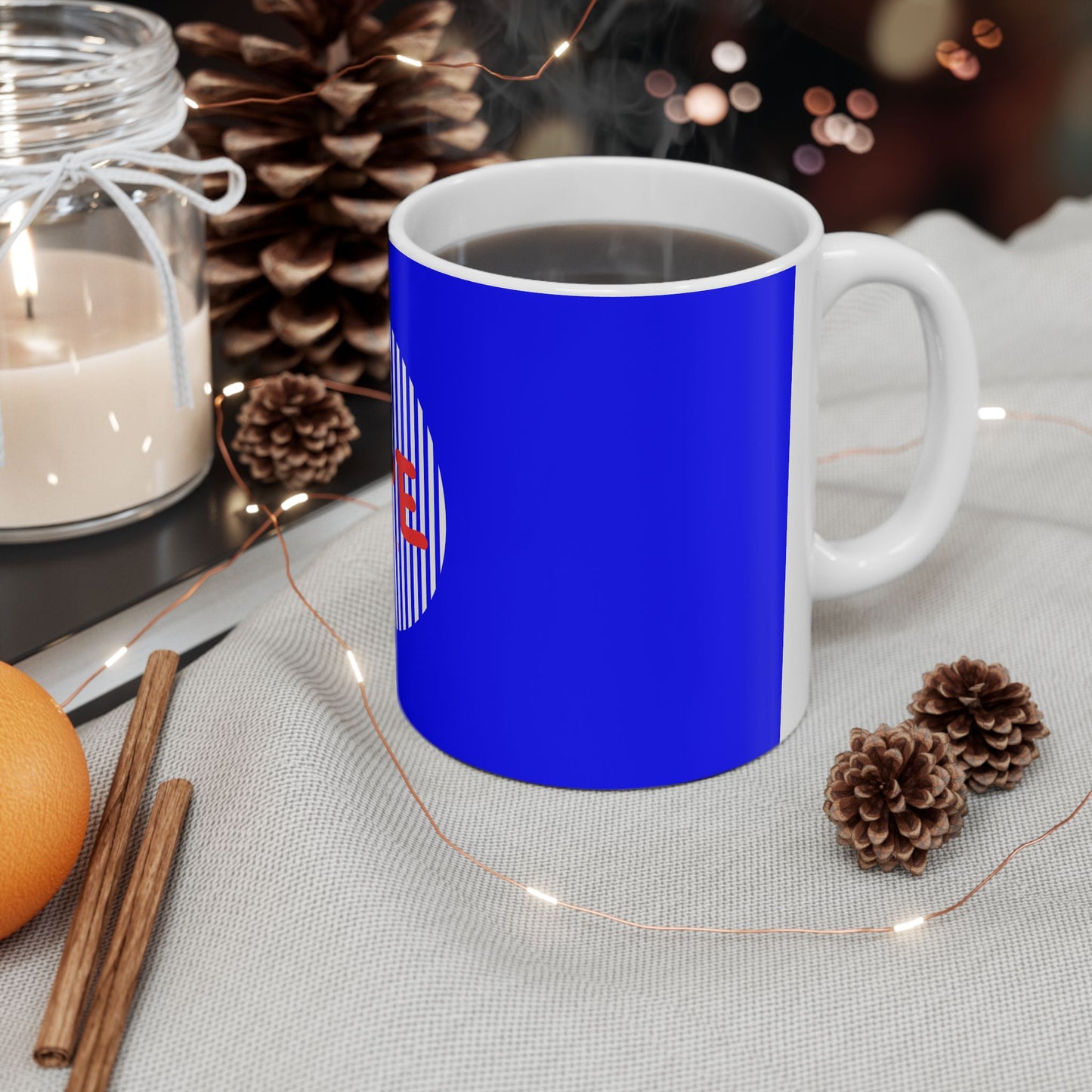 NOPE, not doing that Coffee Mug, Electric Blue