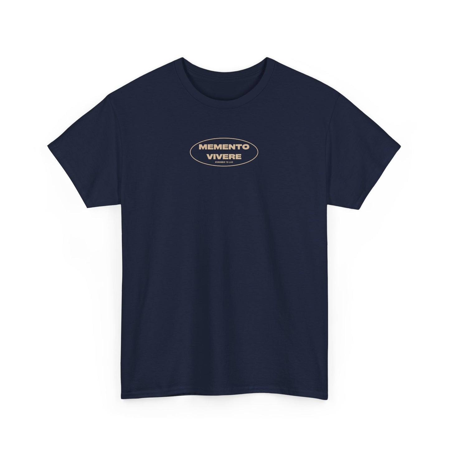 Stoic Men's Tee "Remember to Live", Tan