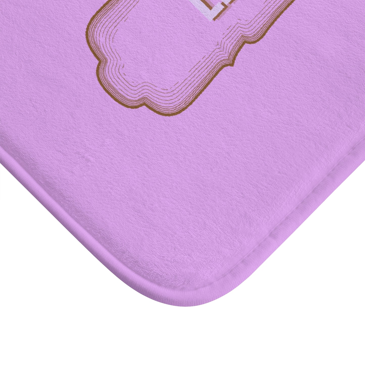 Le Bain Lilac Bath Mat — French Bathroom Décor, Soft Plush Floor Mat