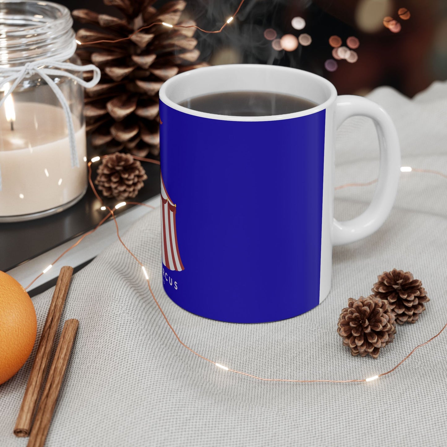 Not My Circus, Not My Monkeys Classic Ceramic Mug, BLUE  — Cool Office Mug