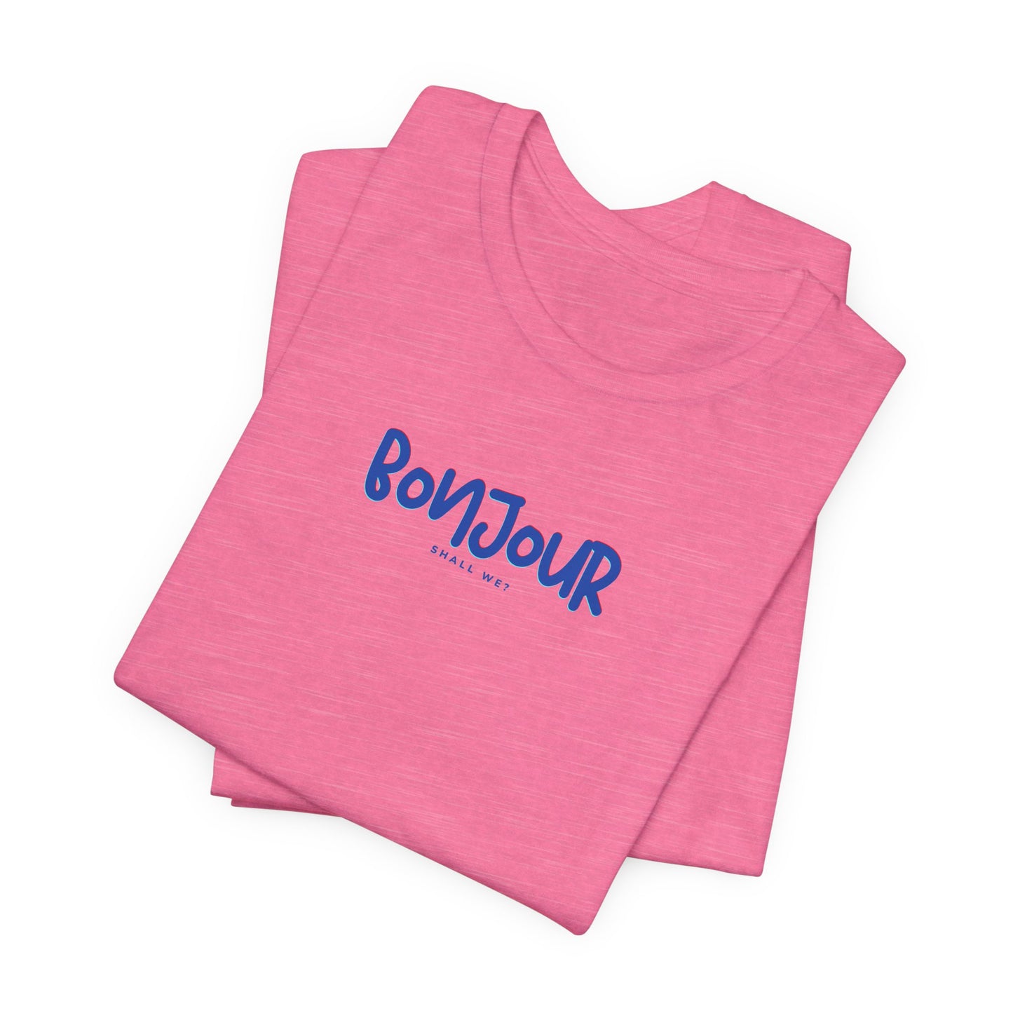 Bonjour Ladies Tee, French Preppy