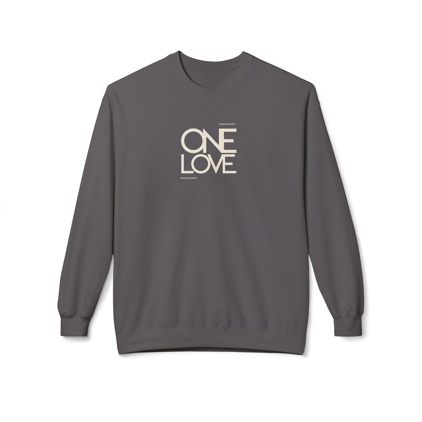 One Love Peace on Earth Holiday Unisex Sweatshirt