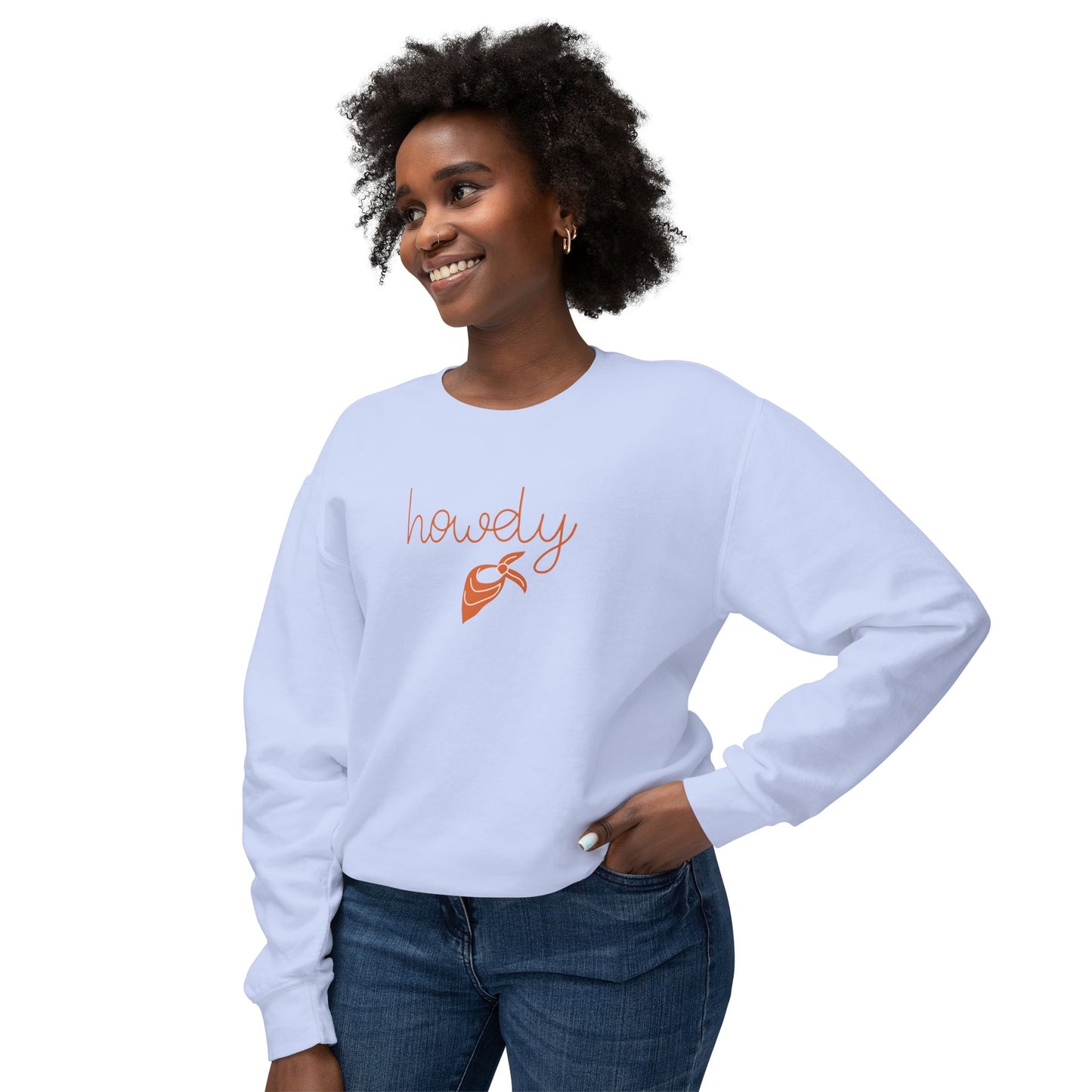 Cowgirl Theme "Howdy"  Sweatshirt