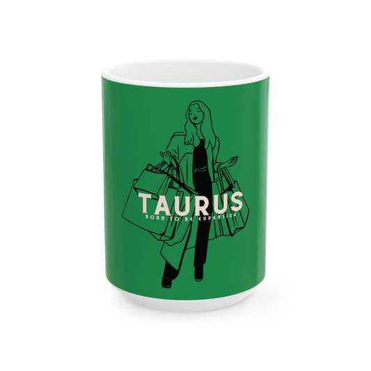 Astrological Wheel TAURUS Lady Mug,  Bday Gift