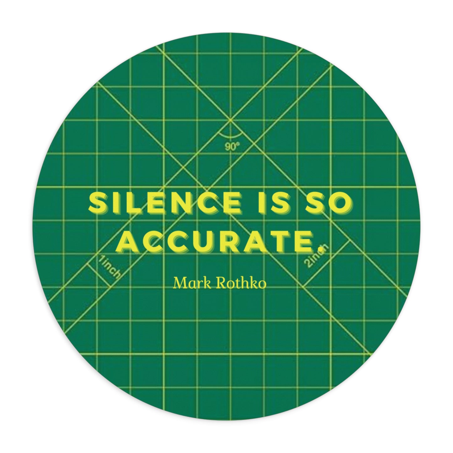 Mark Rothkno Quote Mouse Pad, Cool Mouse Pad