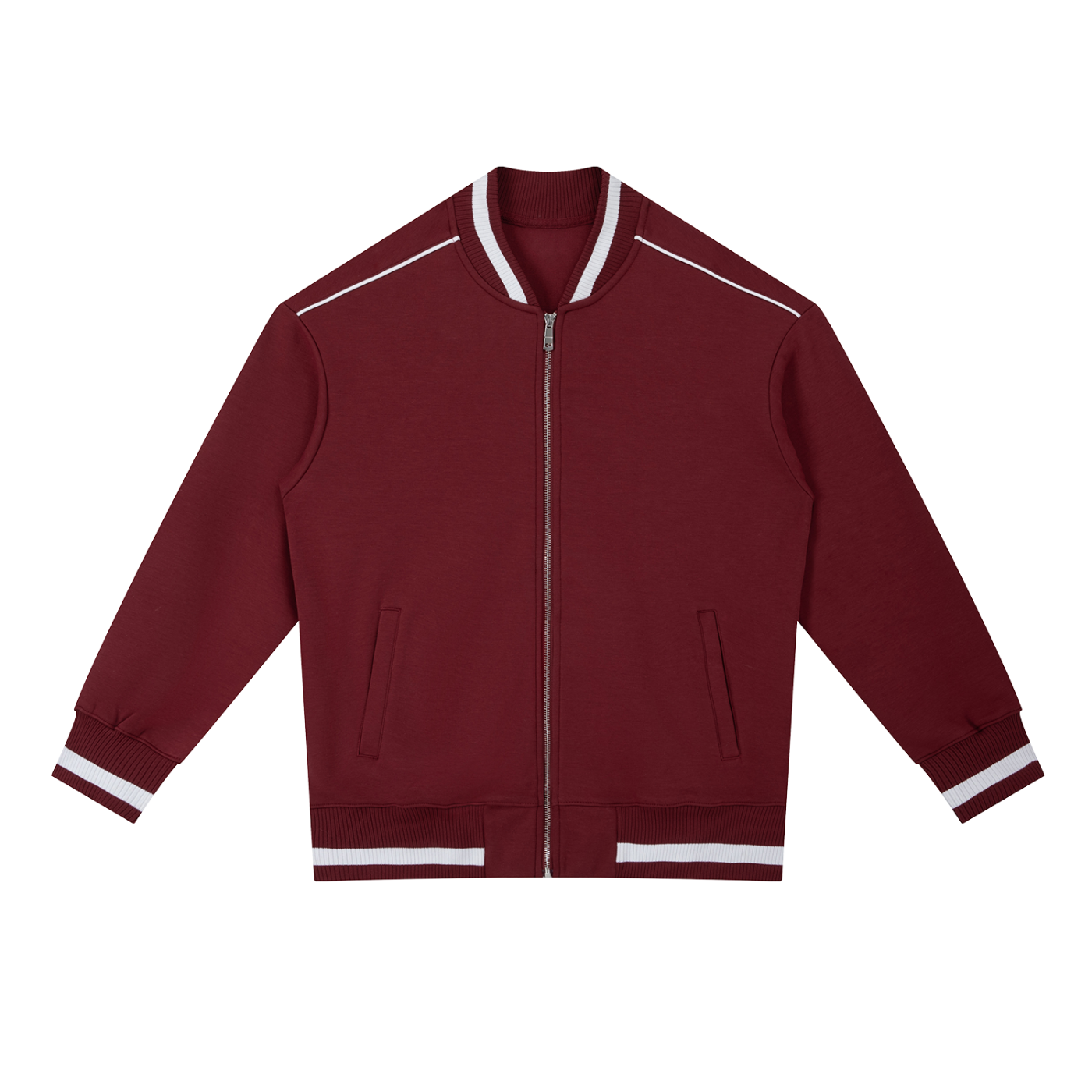 C'est la Vie Contrast Piping Bomber Jacket
