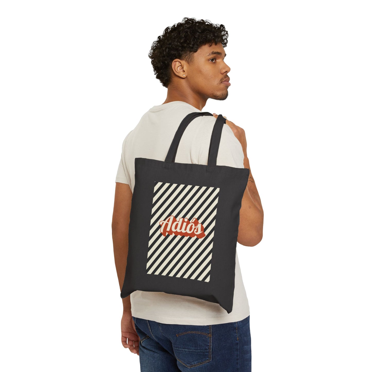 Goodbye Adios Until We Meet Again Cotton Canvas Tote Bag