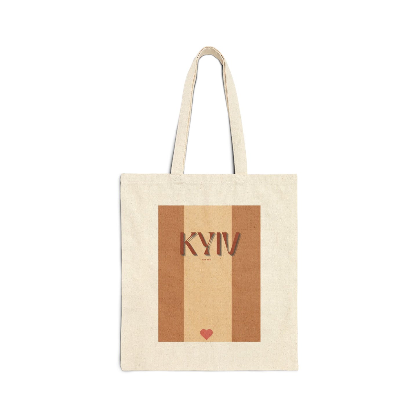 KYIV Preppy Canvas Tote, Global Nomad Edition