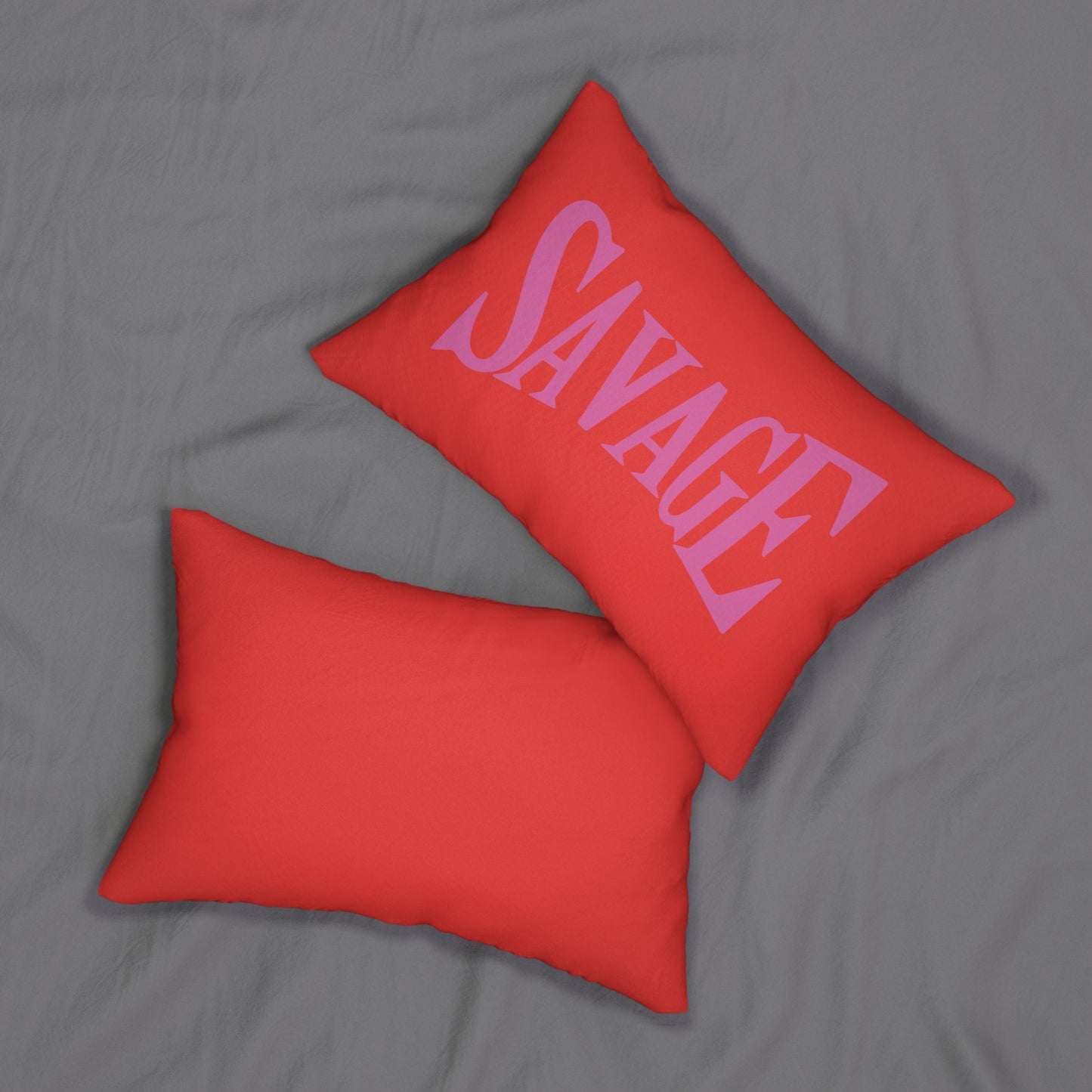 Colorful "Savage"  Accent Pillow Cover 20 x 14 inches, Modern Home Decor