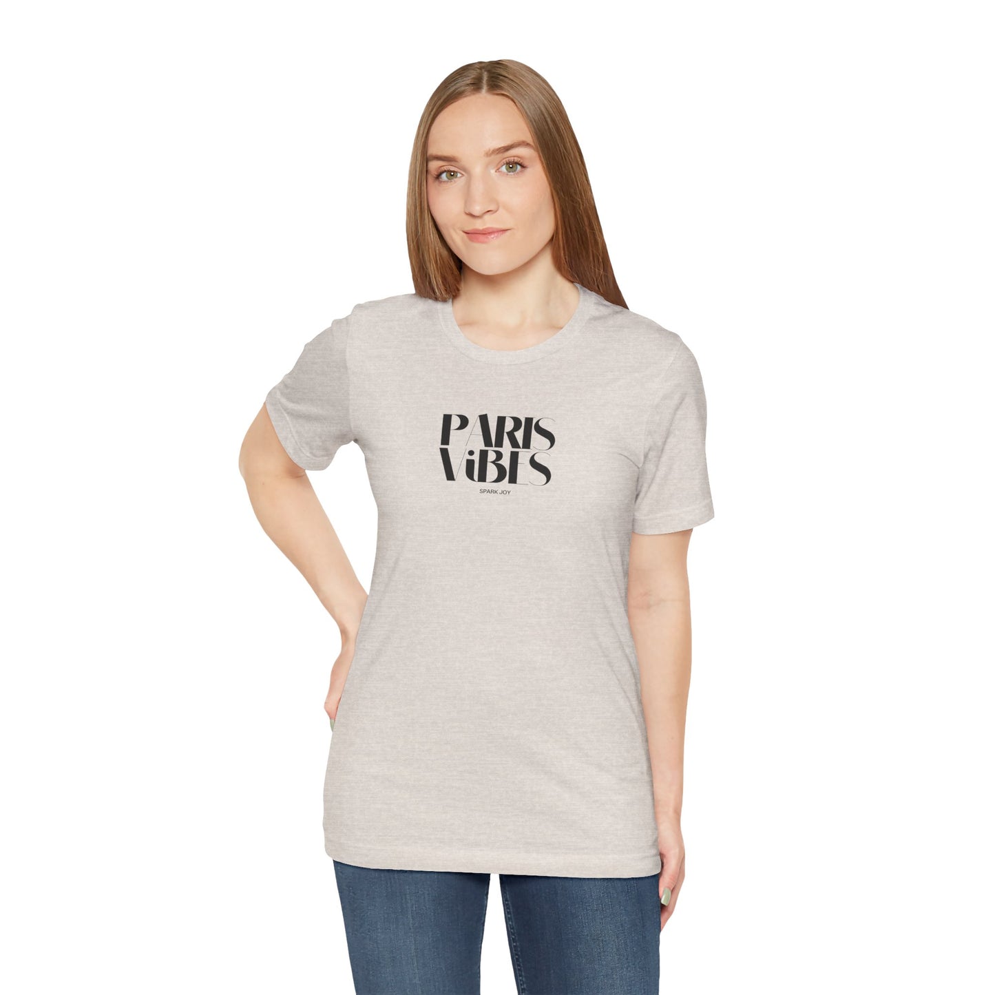 Paris Vibes Stylish Ladies Tee, French Preppy