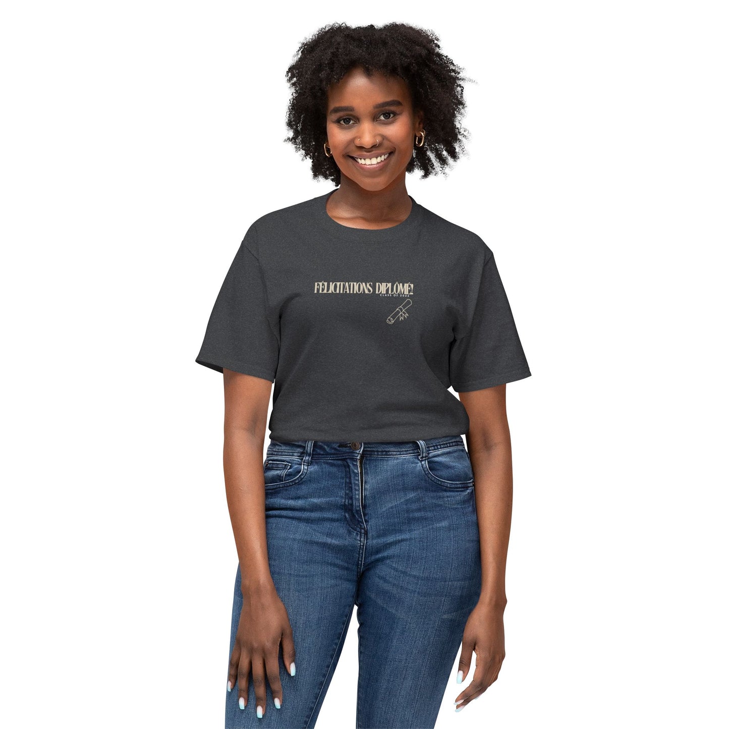 Félicitations diplômé! Class of 2024 Graduation Shirt | BEIGE Unisex