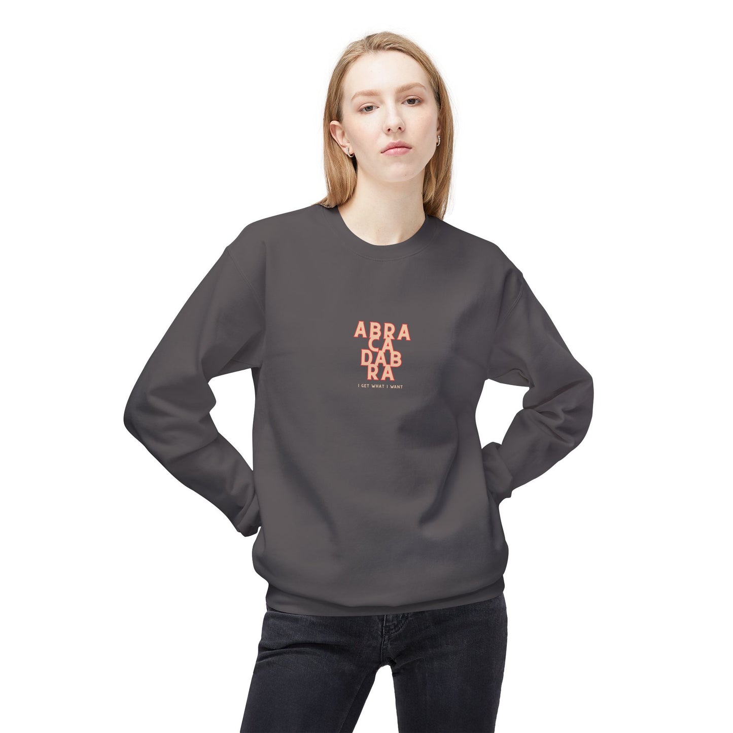 ABRACADABRA Fleece Sweatshirt, Halloween shirt