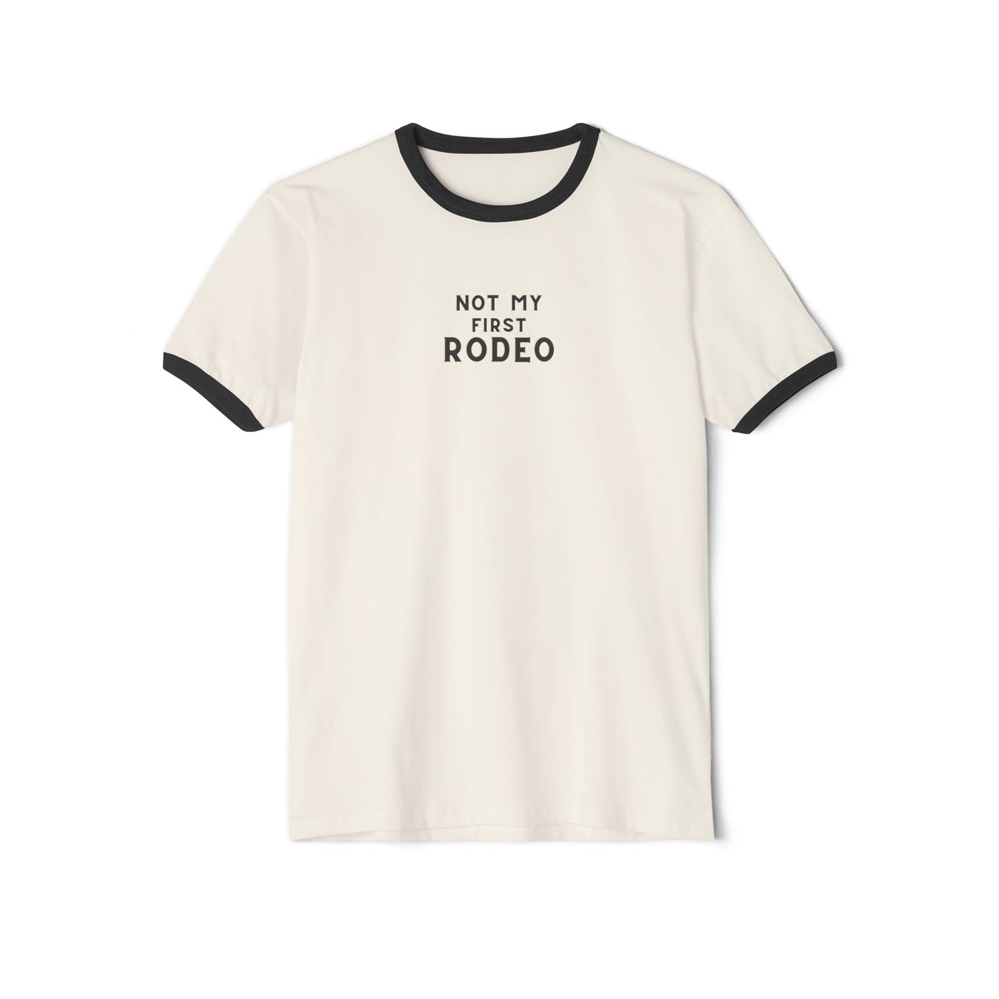 "Not My First Rodeo" Women's Ringer Tee