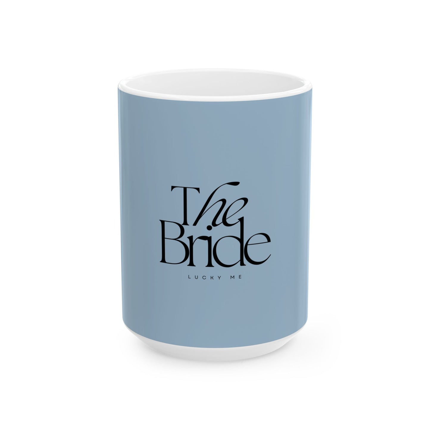 Elegant China Blue Bridal Mug, Wedding Favors