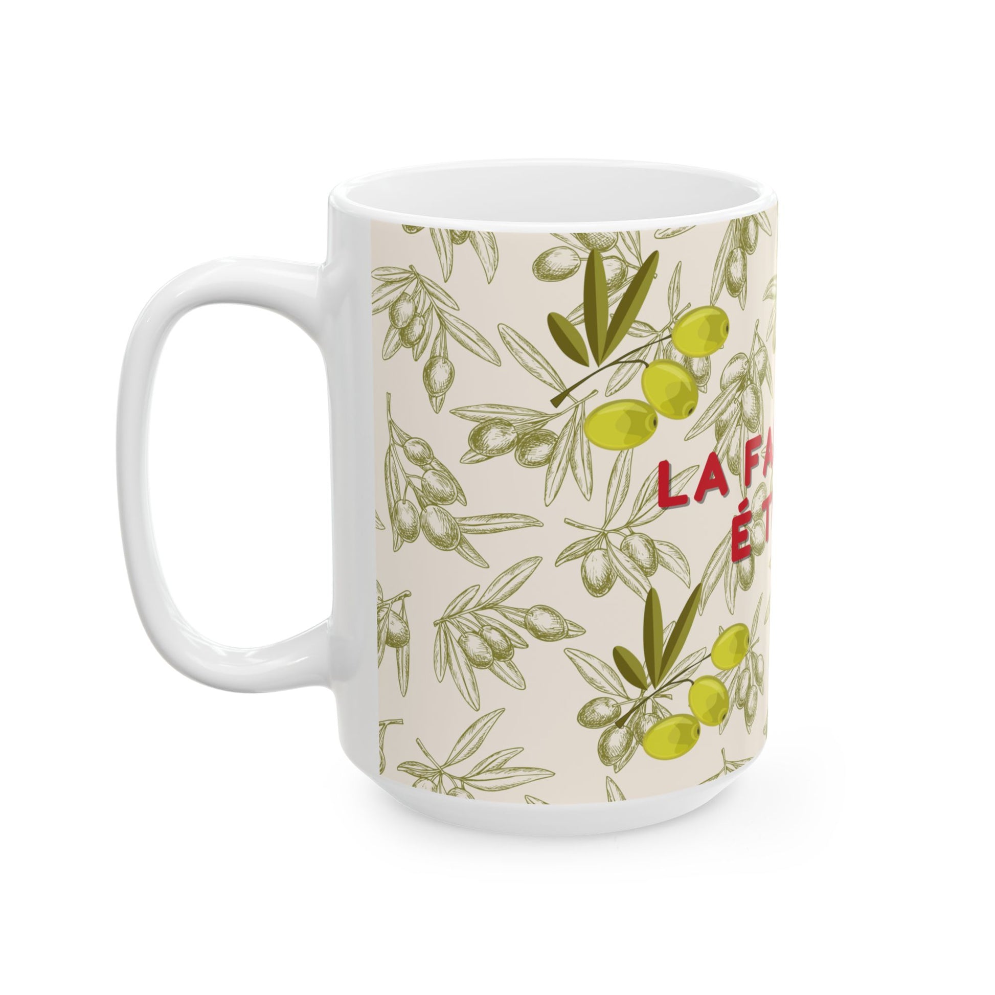Italian Ceramic Mug, La Famiglia e Tuto