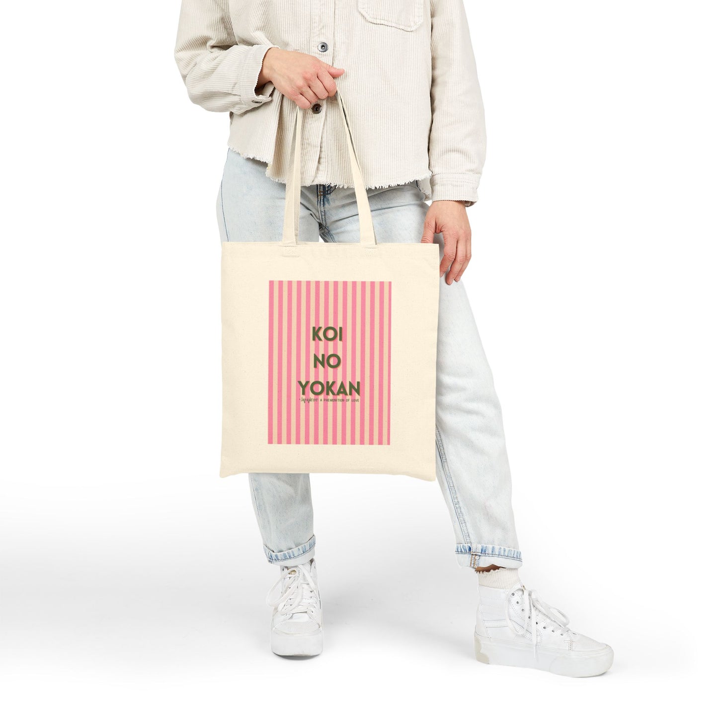 Japanese Style Canvas Tote Bag - Koi No Yokan