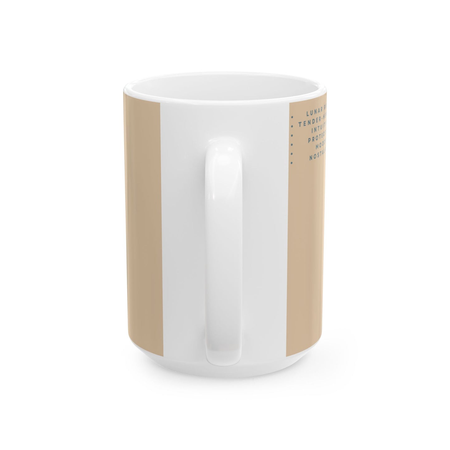 Astrological Wheel CANCER Mug, Whimsical Bday Gift