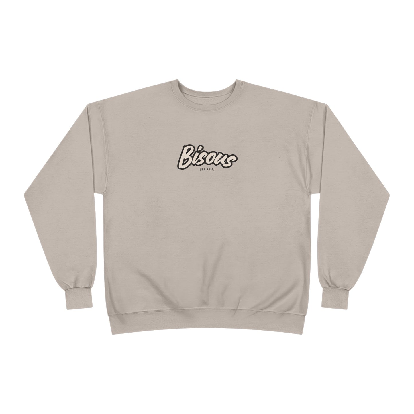 Cozy BISOUS Crewneck Sweatshirt, French Preppy