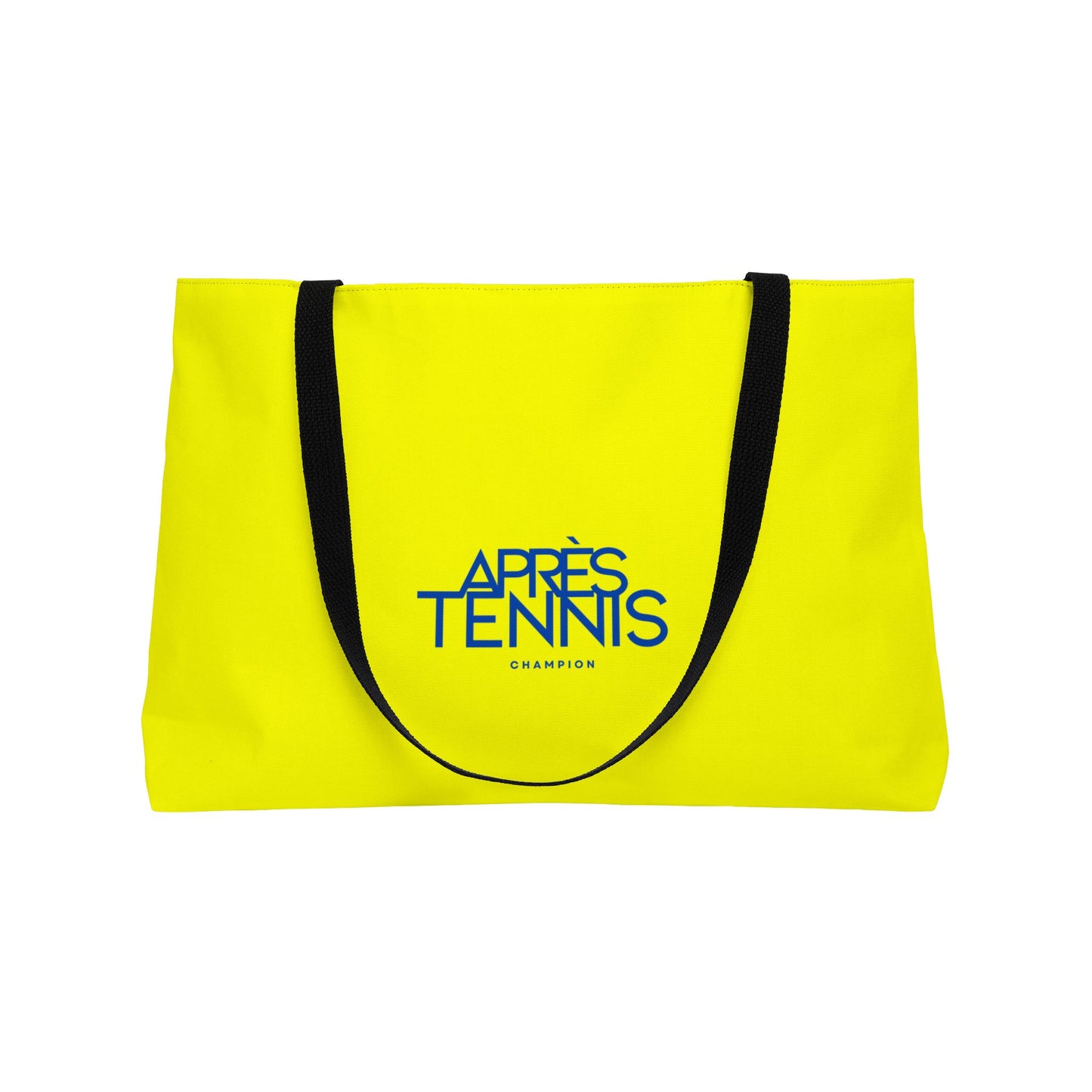 Aprés Tennis Oversized Tote Bag,  Electric Yellow