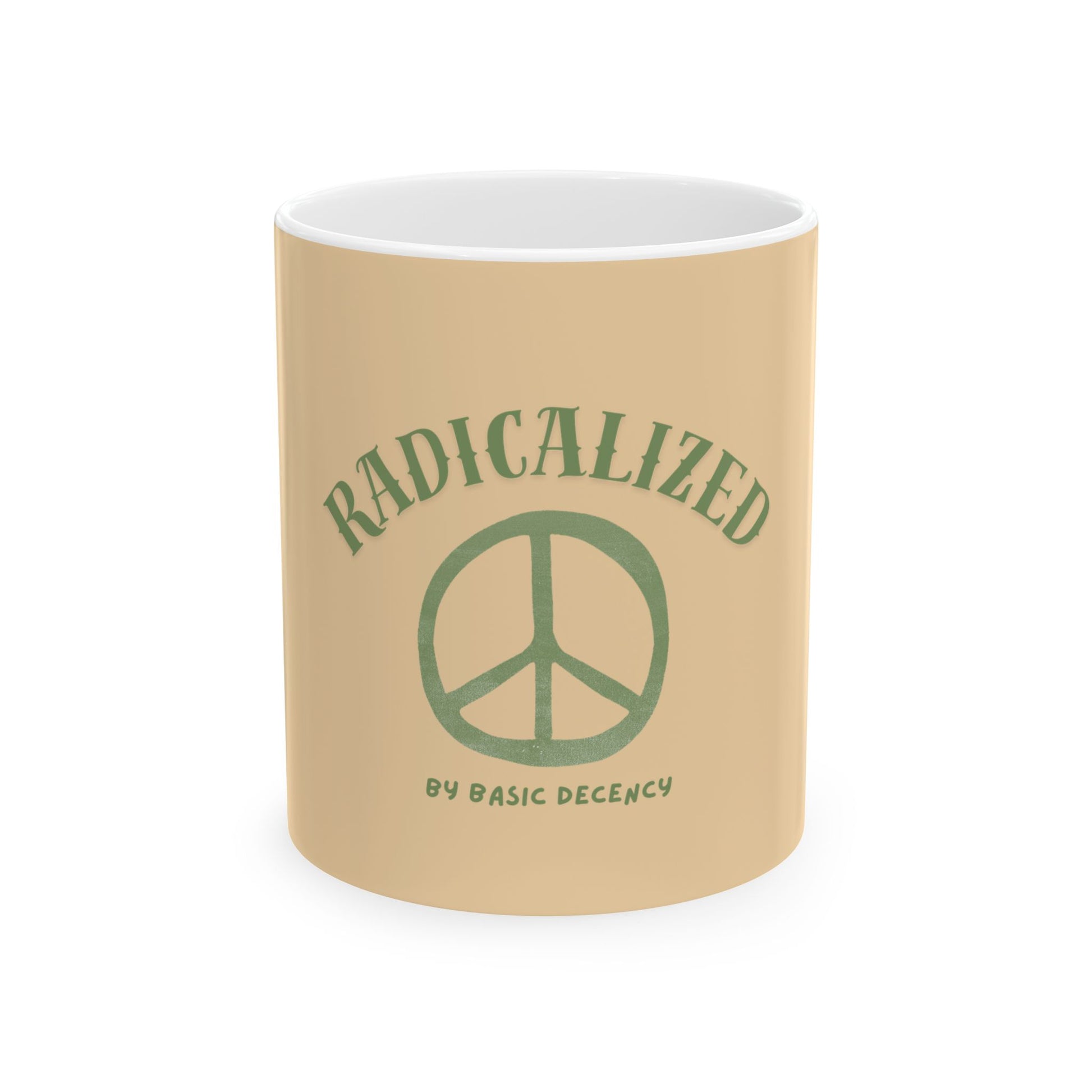 Radicalized by Peace Coffee Mug 