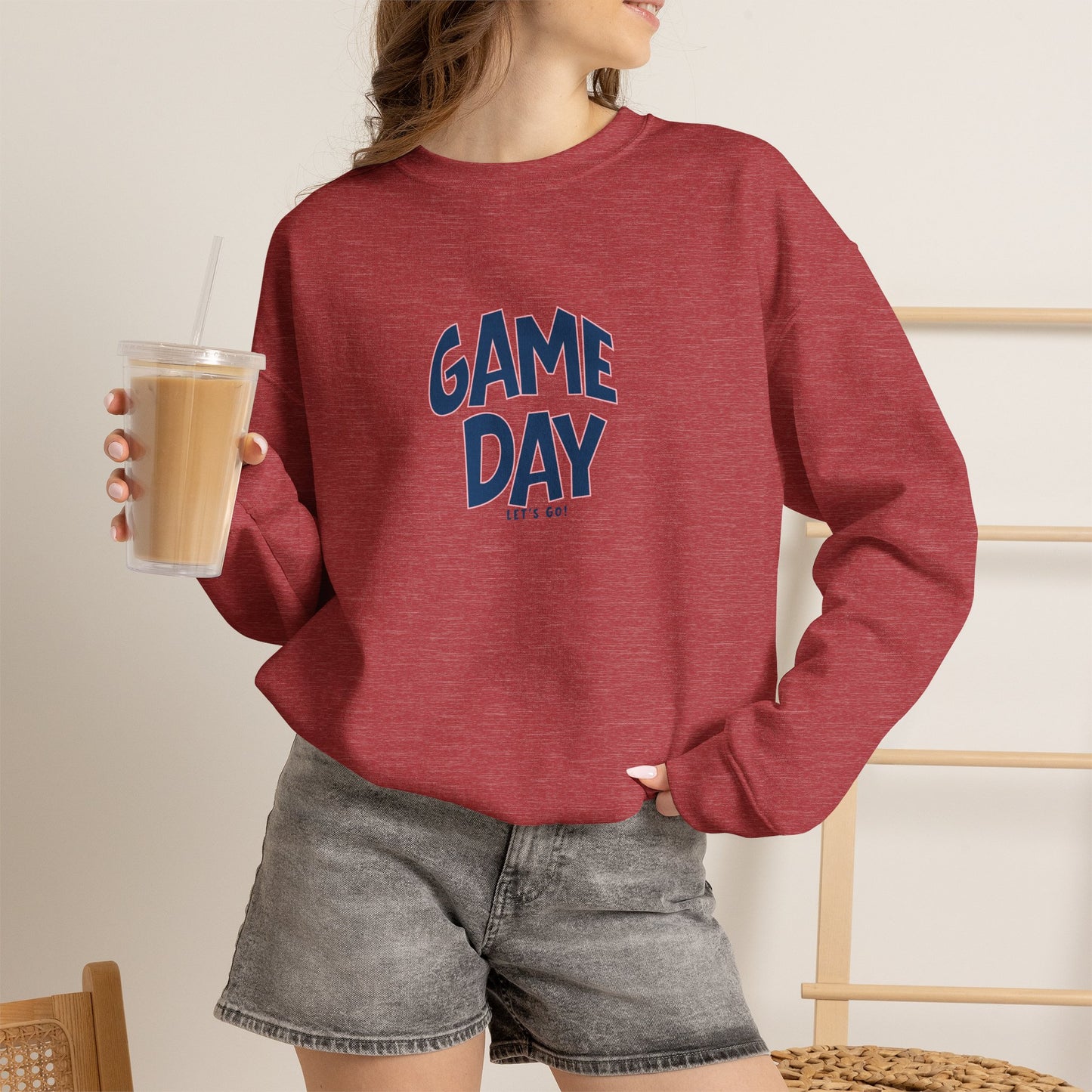 Ladies Game Day Crewneck Sweatshirt –  Colorful Collegiate Pullover
