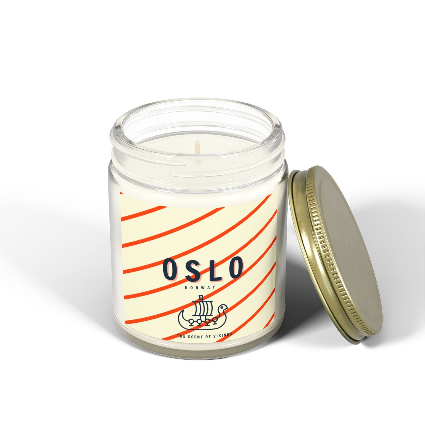 The Scent of Vikings, Oslo Nordic Style Candle, Beachwood