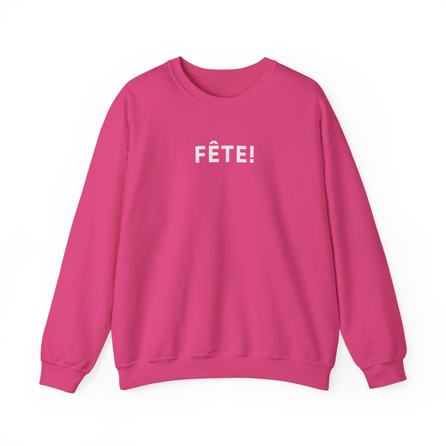 Preppy FÊTE Sweatshirt - Cozy Holiday Party Attire