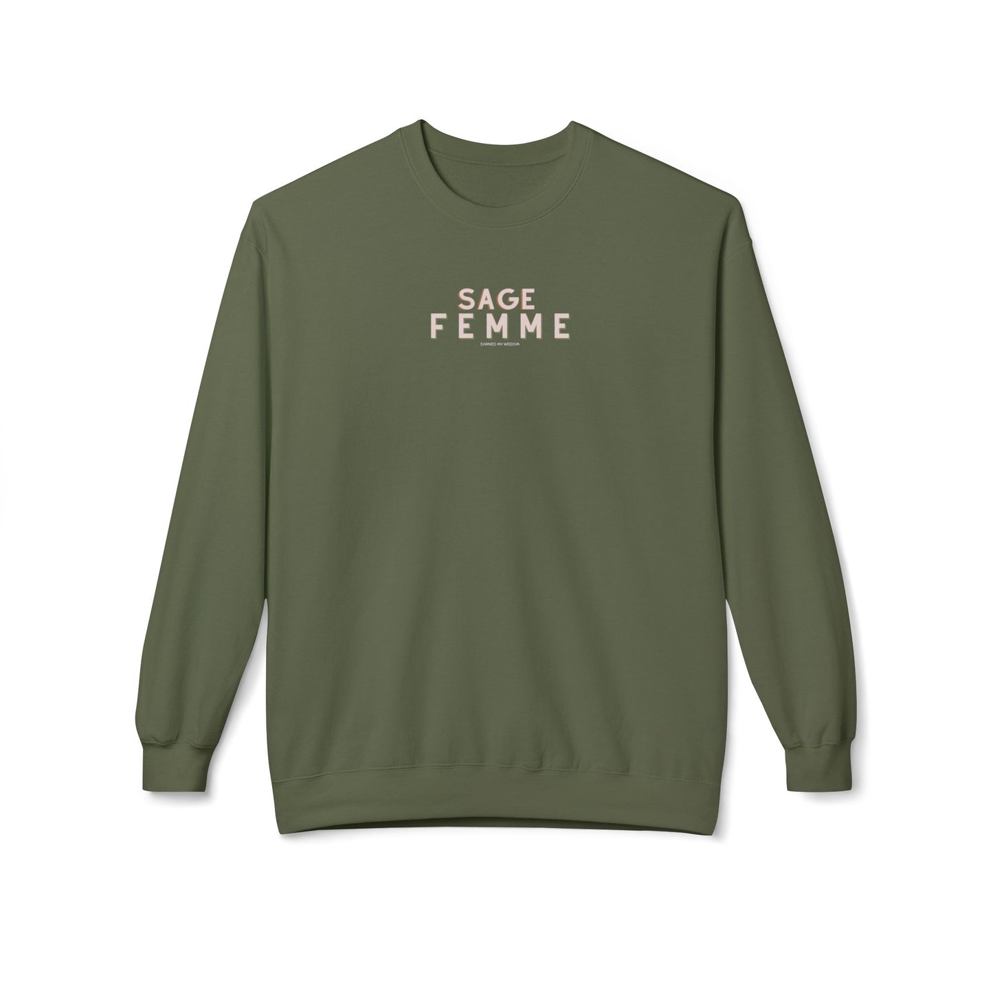 Sage-Femme Fleece Sweatshirt, Wise Woman Gift