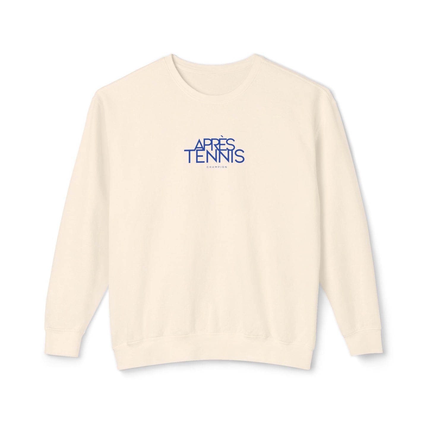 Apres Tennis Crewneck Sweatshirt - Sporty Chic Sweatshirt