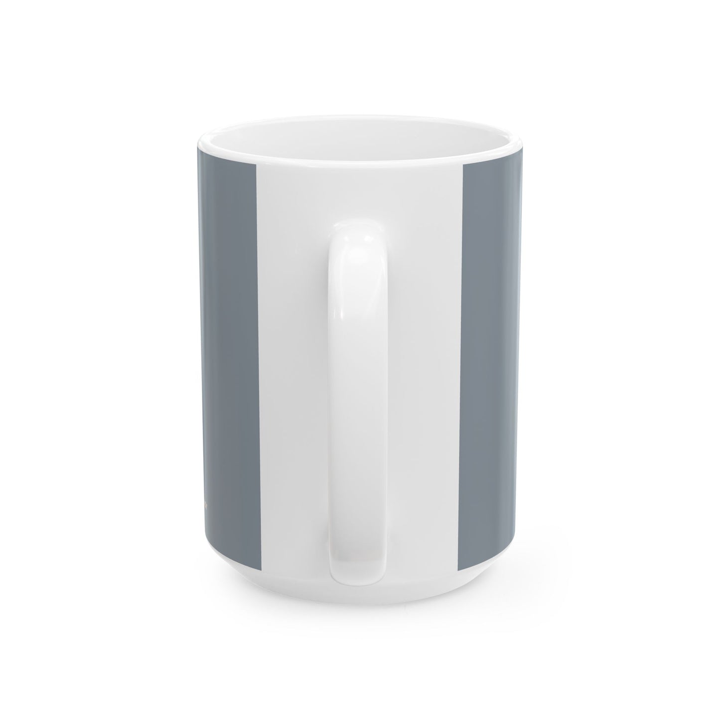 My Fair Lady Quote Mug, Grey — “The Rain in Spain Stays Mainly on the Plain” Ceramic Cup