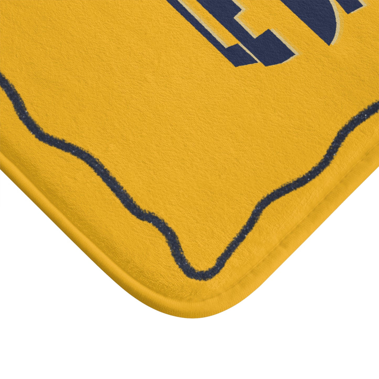 Le Bain Orange & Blue  Bath Mat |  French Bathroom Mat