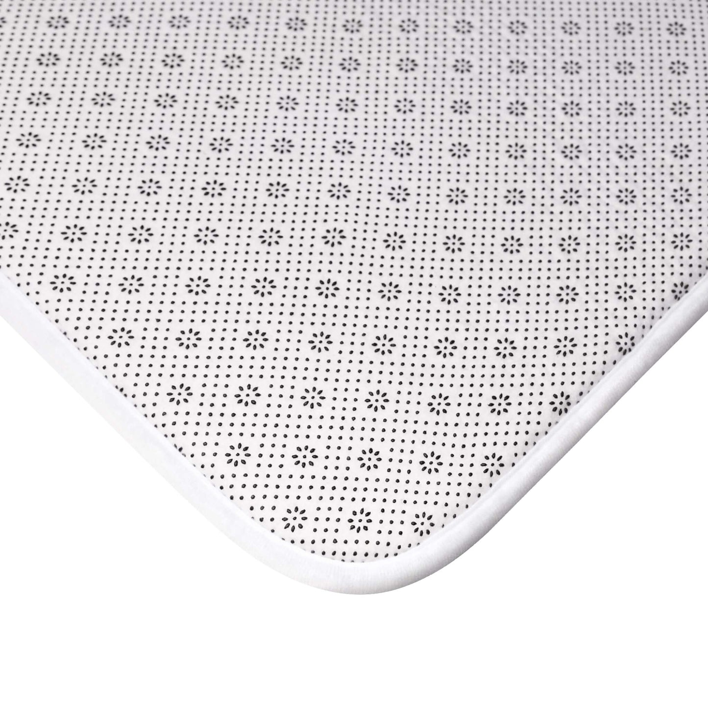 French Bathroom Bath Mat – 'Le Bain' Deep Navy