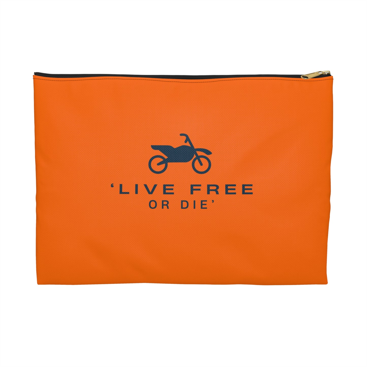 "Live Free or Die" Motto Travel Pouch | Dad Gift