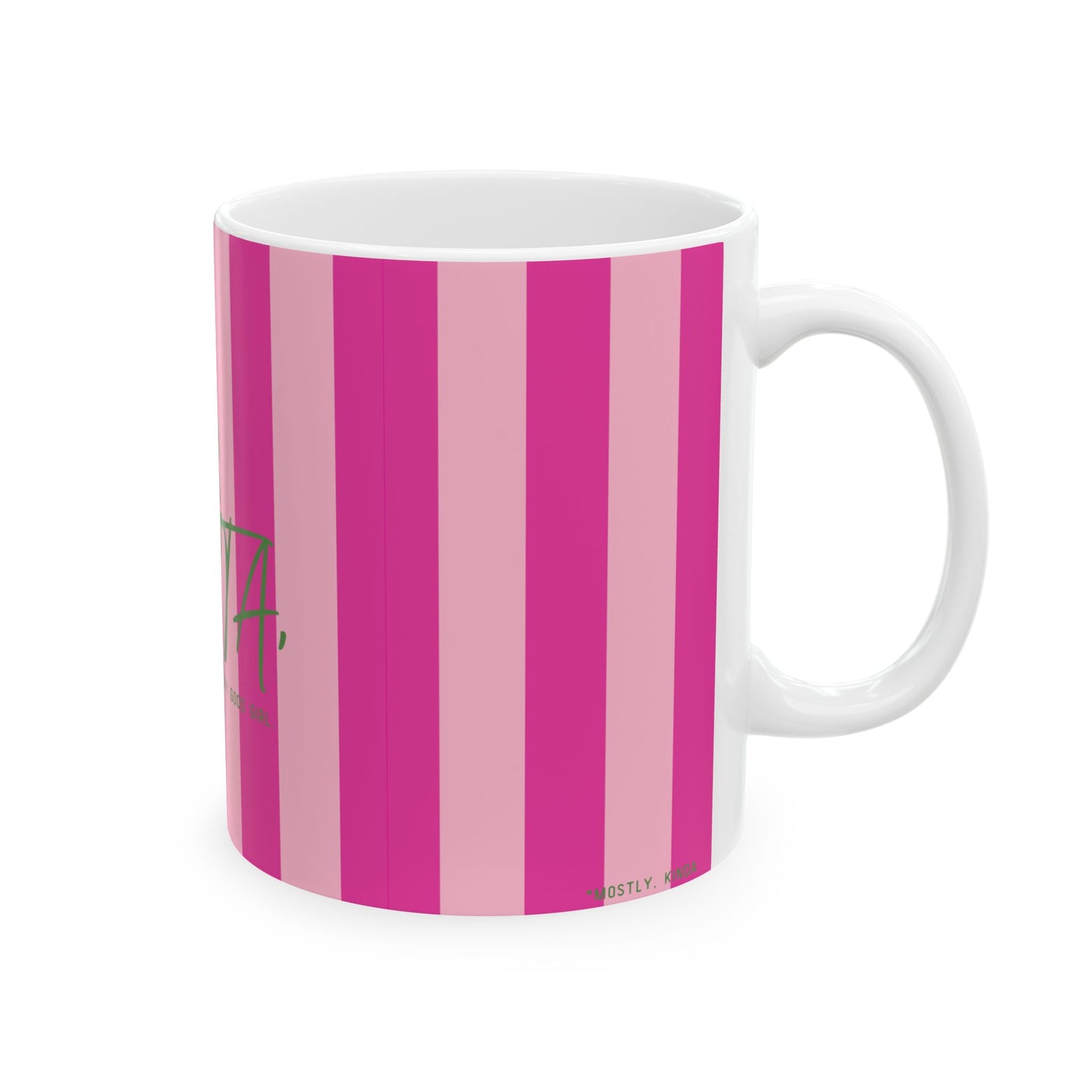 Dear Santa Playful Pink Cup, Preppy Girls