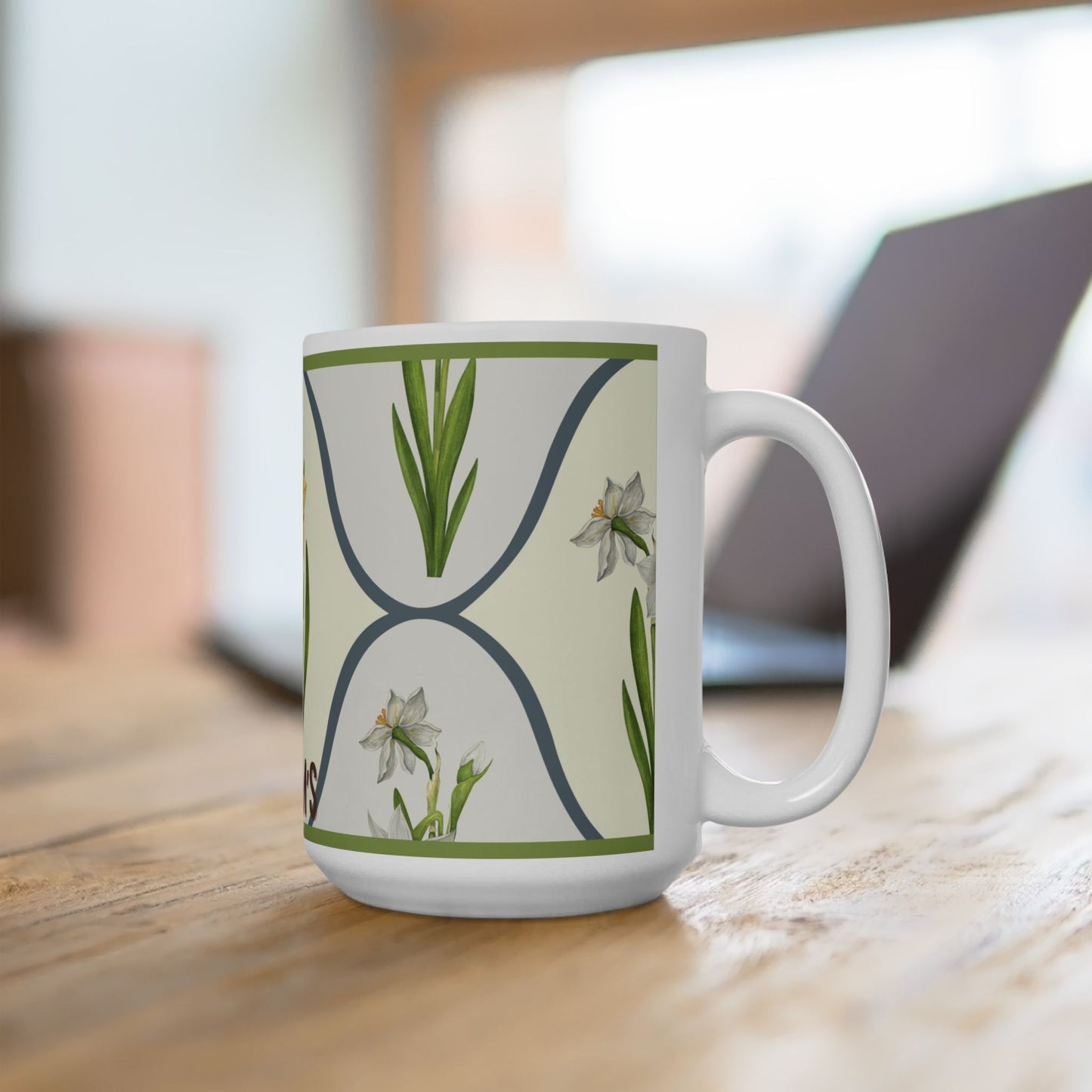 Floral Ceramic Mug for Mom