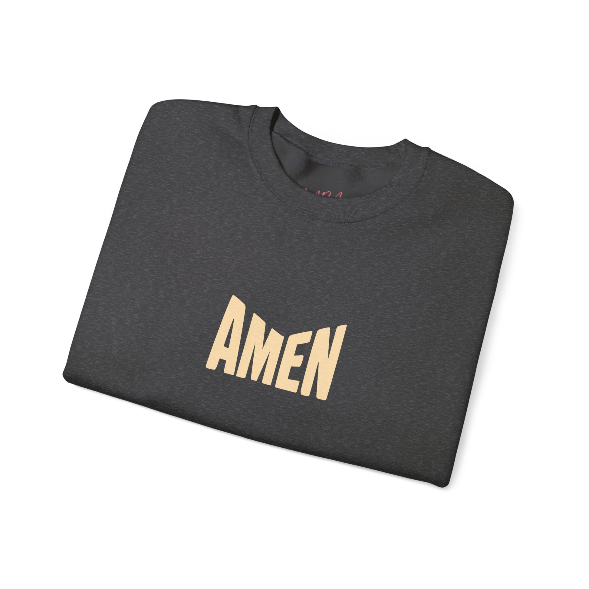 AMEN Crewneck Sweatshirt, Grey