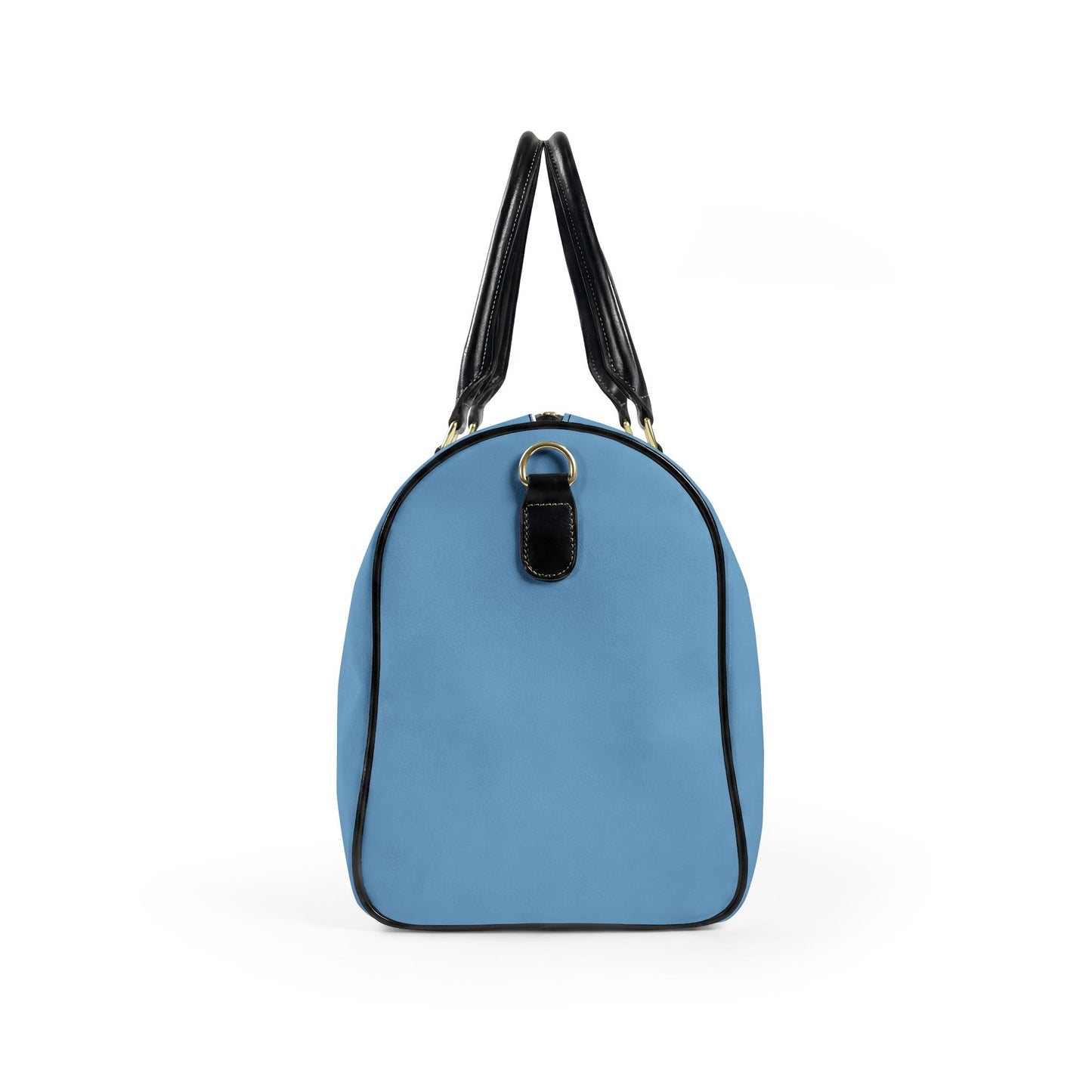 PARIS Je T'aime  Faux Leather Travel Bag – Chic AZURE BLUE Weekender Duffle