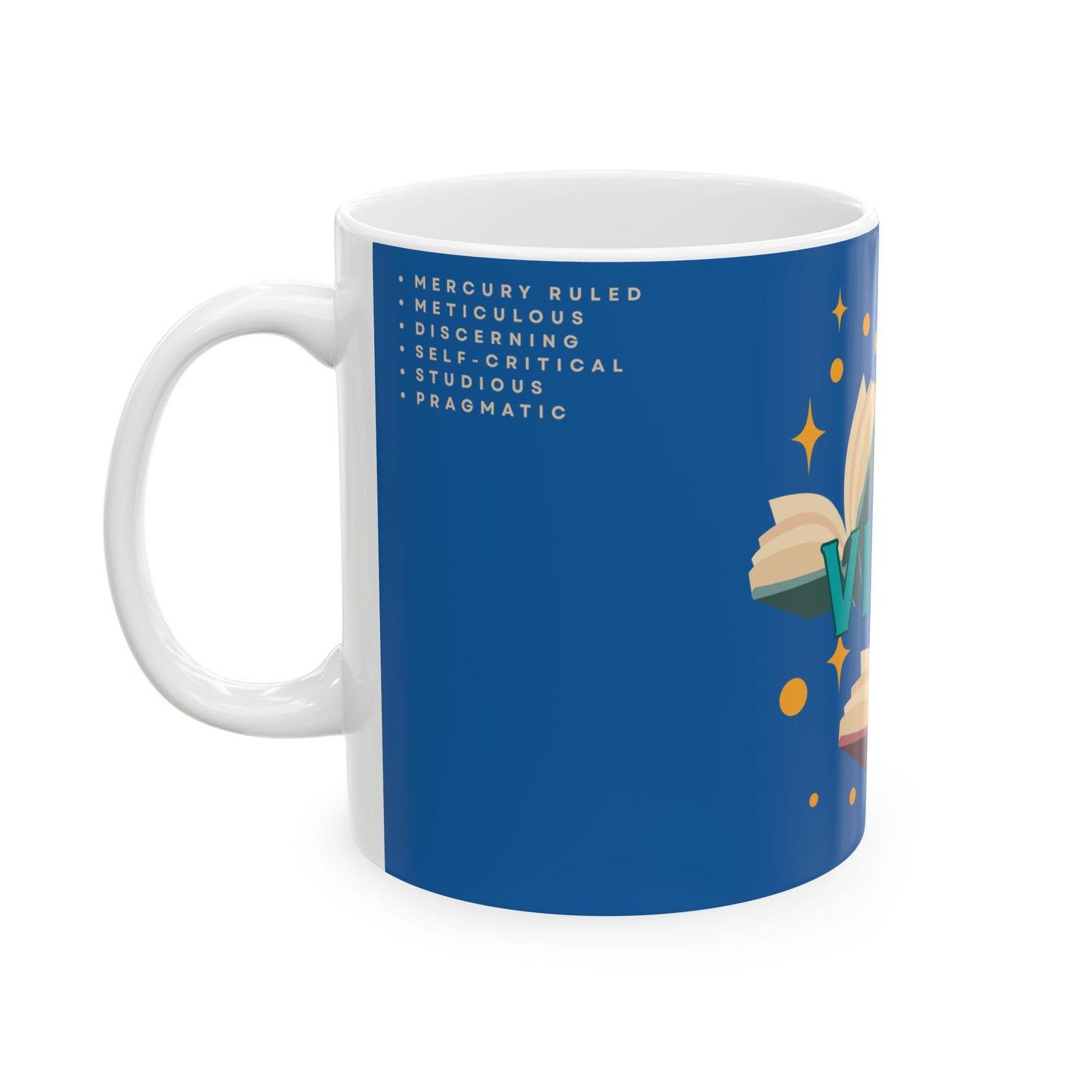 Astrological Wheel VIRGO Mug, Whimsical design
